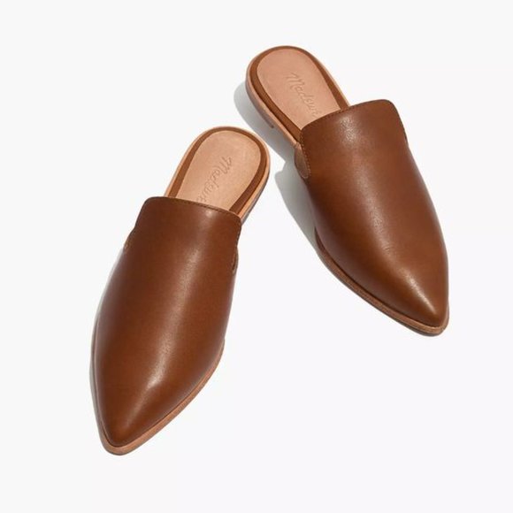 Madewell Shoes - Madewell leather the Gemma Mule  slip ons 7.5